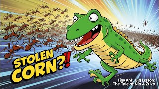 BEDTIME MORAL STORY | Tiny Ant, Big Lesson: The Tale of Nia & Zuko