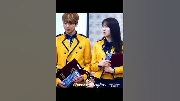 Jungkook and eunseo cute interaction on graduation #bts #jungkook #eunseo