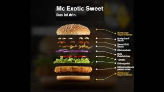 Mc Donalds - Mein Burger Der Mc Exotic Sweet - Stimmt Für Meinen Burger