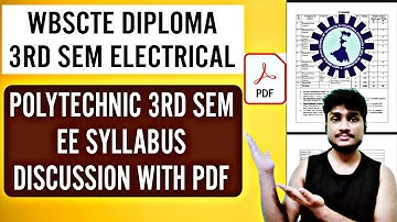 #wbscte 3rd sem electrical engineering syllabus| polytechnic 3rd sem electrical syllabus| 2025