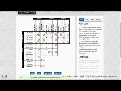 Logic Puzzle #1 || 21.05.20 || 4*5 Challenging || Puzzle Baron