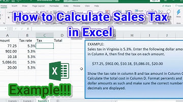 How to Calculate Sales Tax in Excel - Just Simple !