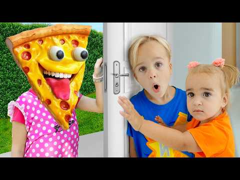 Who's at the door? - Don't open the door to strangers.