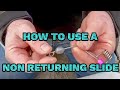 How to use a non returning slide for big fish