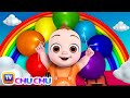 The rainbow party  color songs for children  chuchu tv baby nursery rhymes and kids songs
