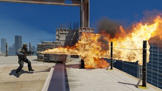 Counter-Strike With Flamethrowers Vfx