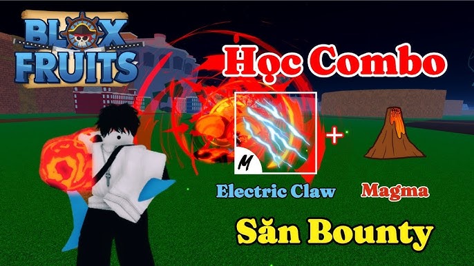 bloxfruits combo #magma #electricclaw