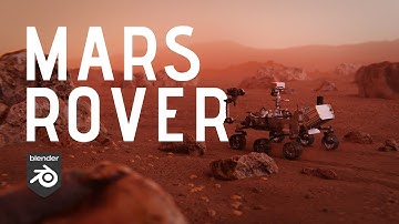 Mars Rover Tracks & Dust Animation in Blender 3.0