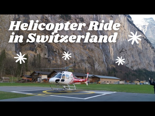 HELICOPTER RIDE AROUND JUNGFRAU REGION, SWITZERLAND | Misis Ni Swiss — Misis Swiss (video thumbnail)