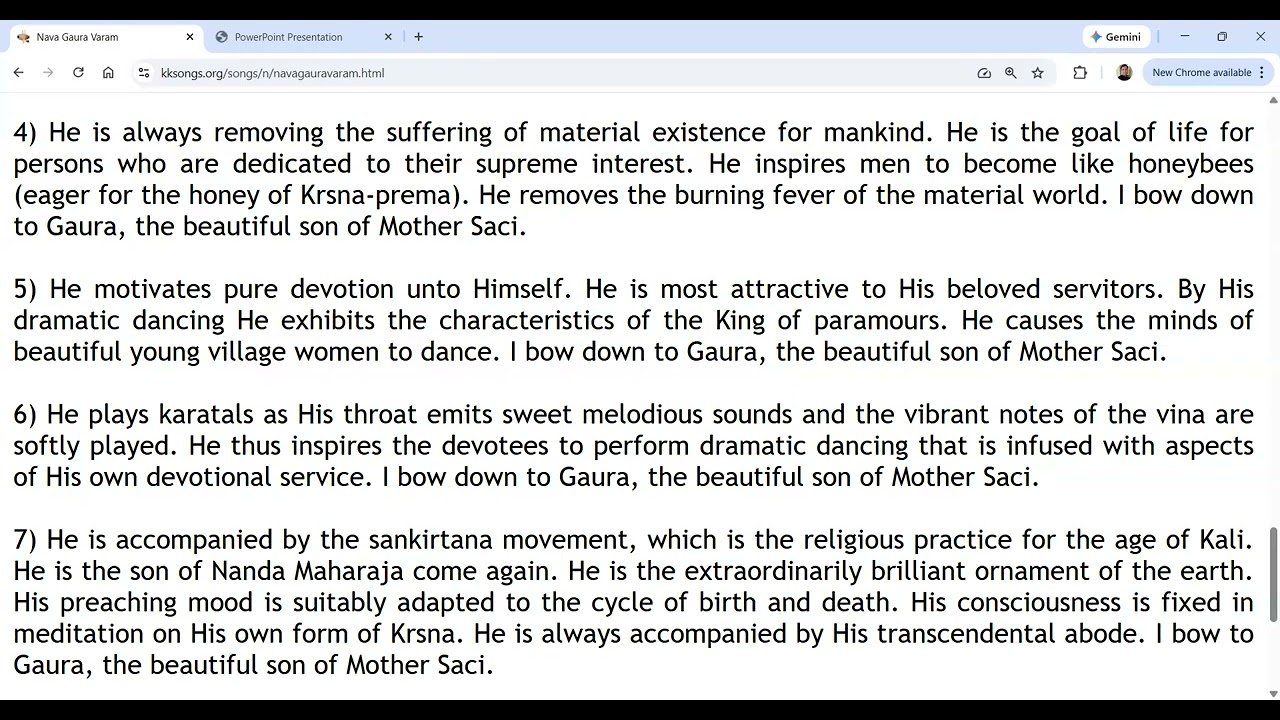 3/3/26 Morning Reading - Sri Gaura Purnima ki Jay!