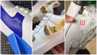 TIKTOK custom shoes! Air Force 1 Edition af1 (pt 25.)