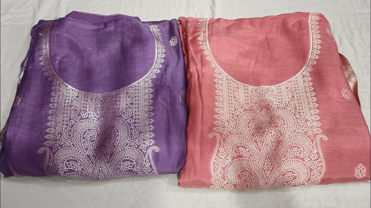 बनारसी सूट बहुत प्यारे - प्यारे रंगों में ♥️ 9729116007 @RenuDalalsuits 