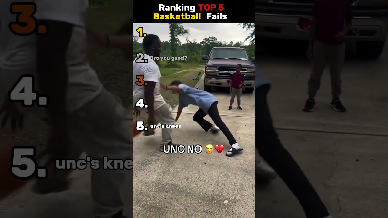 Ranking TOP 5 Basketball Fails #usa