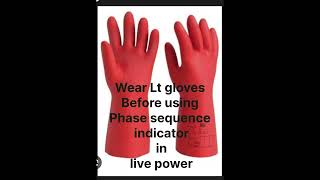 Kusam-Meco Phase Sequence Meter checking 