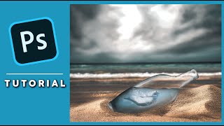 DIVING IN A BOTTLE | Photoshop Tutorial screenshot 1