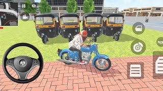 😎 Franklin Auto Rickshaw 🛺 Modified and bike Collection guide ❤️‍🔥 Indian Theft Auto Simulator game🎮