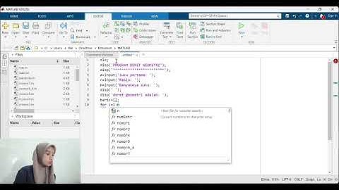 Penerapan rumus deret geometri di dalamaplikasi Matlab