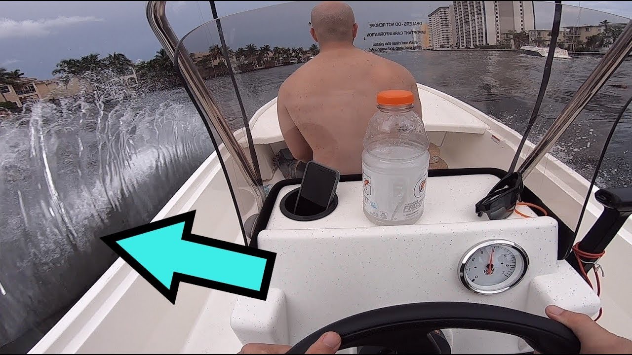 Sunday Funday! Nasty Weather, & Rough Water on the Mako Pro Skiff 17