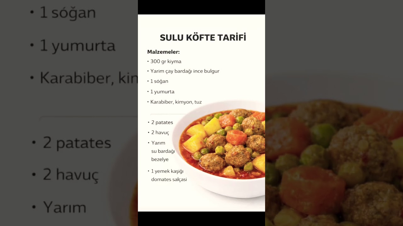 Sulu Köfte🍽️ #beniöneçıkart #youtubeshorts #tarif #suluköfte #pratiktarifler #shorts #food #keşfet