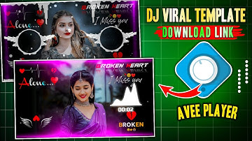 trending avee player template download | avee music player pro video editing | avee player template