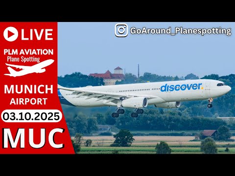 🔴 LIVE Friday PLANESPOTTING @ Munich Airport Germany MUC/EDDM