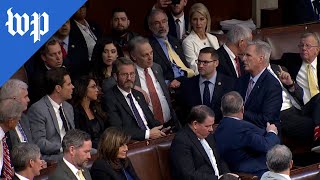 The full confrontation between McCarthy and Gaetz