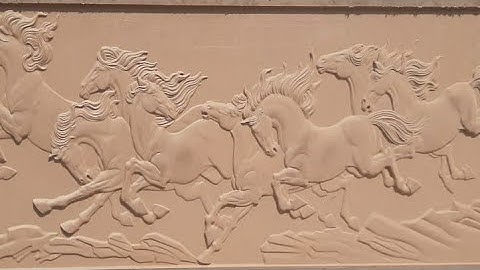 Horse Scenery Satisfying Video | CNC making machine