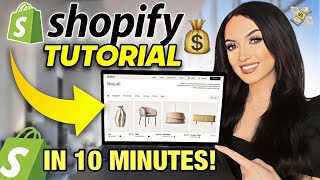 How To Build A Shopify Store In 10 Minutes Make Money Step By Step