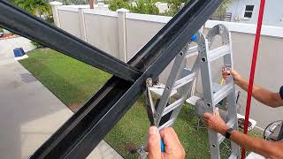 Awning Repairs Replacing gas struts on the arms