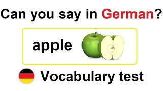 Can you guess 20/20? - German Vocabulary Test for Beginners