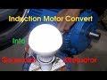 Generator Vs Alternator How To Convert Induction motor into Generator Diy Magnets Energy Generator