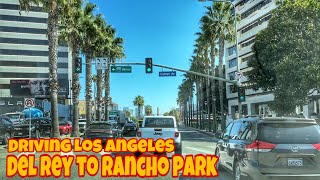 Driving Los Angeles Del Rey to Rancho Park #travel #drive