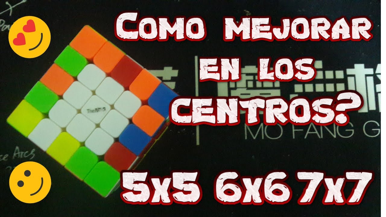 ¿COMO MEJORAR EN LOS CENTROS? *5x5-6x6-7x7*|Consejos para BIG CUBES!!