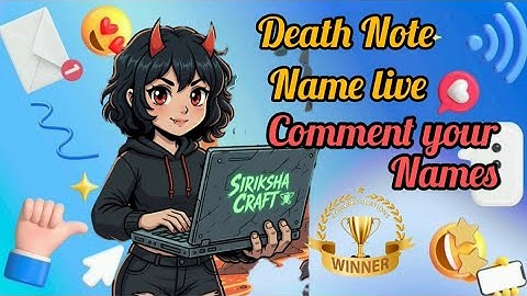 Writing my subscriber names in death note #Siriksha23