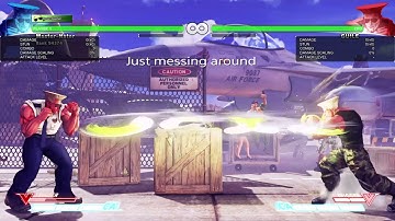 Street Fighter V All kinds of Guile Loops