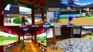 Mario & Sonic at the Olympic Games Tokyo 2020: Dream Shooting 4 Player Netplay 60fps