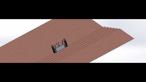 stair climbing robot motion simulation