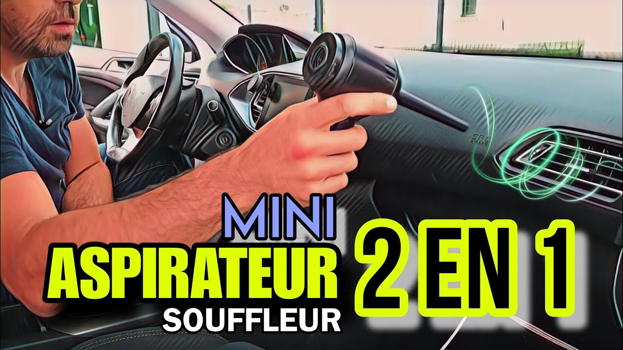 Bemkia Aspirateur à Main Voiture Sans Fil 4 En 1 - Mini Aspirateur Puissant Portable Vert