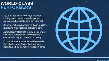 Analyst Briefing: Benchmarking World Class Performance in Financial Services Companies