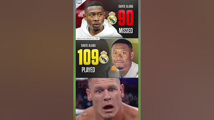 David Alaba has only played 19 more games than he has missed at Real Madrid ❗
