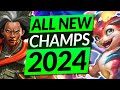All new lol champs in 2024  smolder ambessa skarner rework lol season 14 update guide