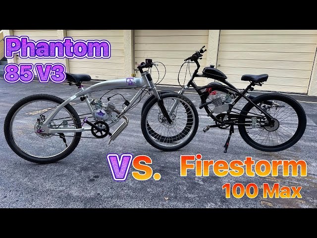 Firestorm 100 Max VS. Phantom 85 V3 - Motorized Bicycle Engines