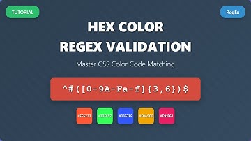 Regex for Hex Color Codes: Validate CSS Colors Like a Pro!