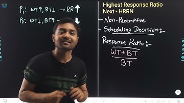 Lec 9 HRRN (Highest Response Ratio Next) || Operating System || Computer Science Engineering
