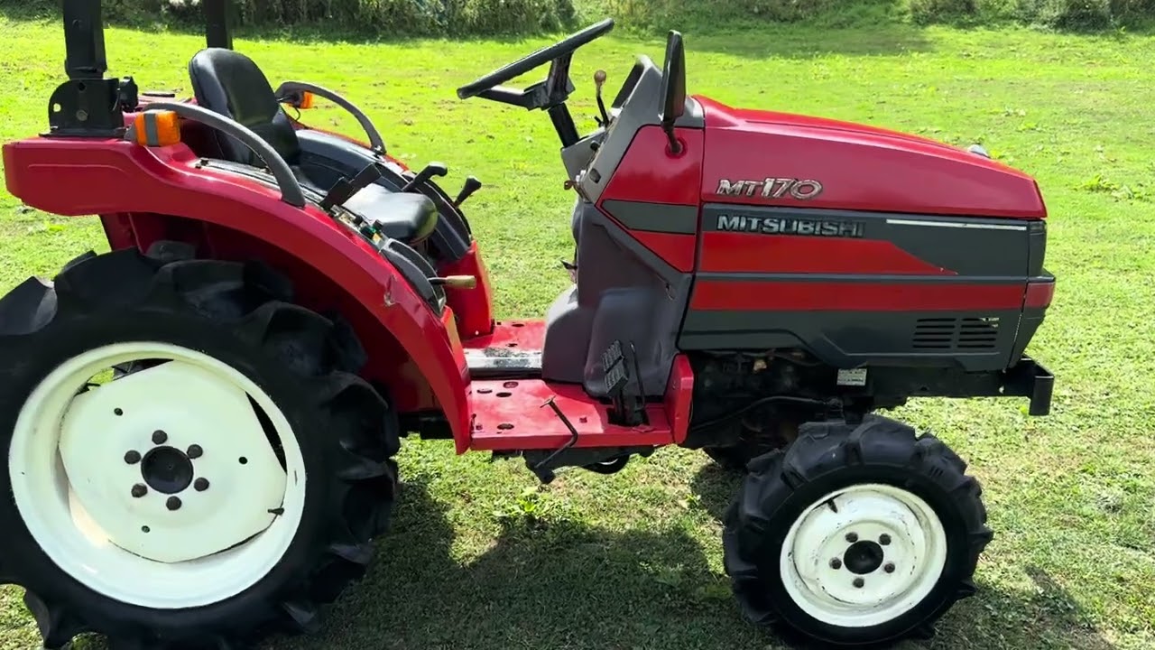 トラクター MITUBISHI MT170 MITSUBISHI MT170 4WD Compact Tractor - YouTube