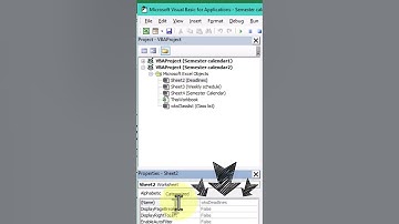 How to Change Sheet Codenames #excel #vba