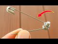 Stop Throwing Away safety pins! This Simple Trick Saves Real Money! | Inventor Daily