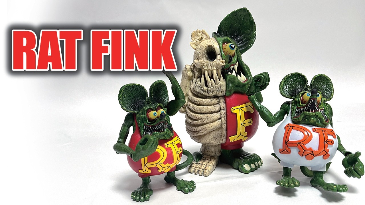 RAT FINK キャラクター フィギュア　入手困難　激レア　招きratfink Rat Fink ラットフィンク 激レアフィギュア 【公式通販】