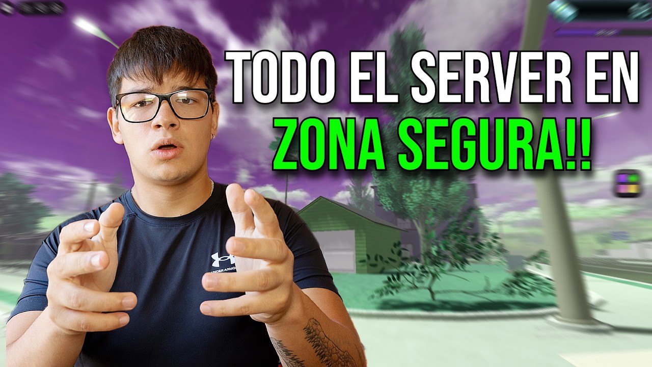 PELEO CONTRA TODO EL SERVER EN ZONA SEGURA Y SOLO ME QUEDA REAPIÑAR! blockspin roblox
