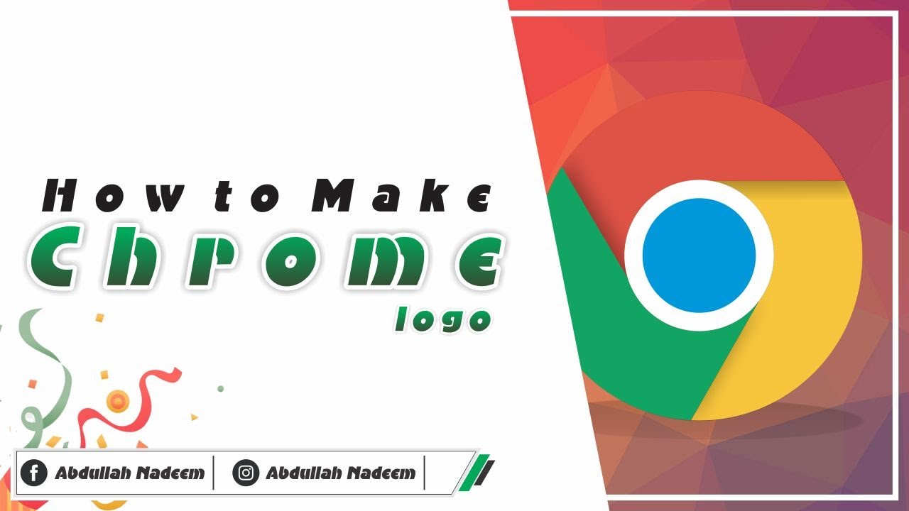 Create Logo Google Chrome How To Create Google Chrome Logo In Corel